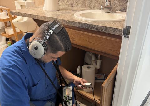 Choice Plumbing leak detection acoustic equipment