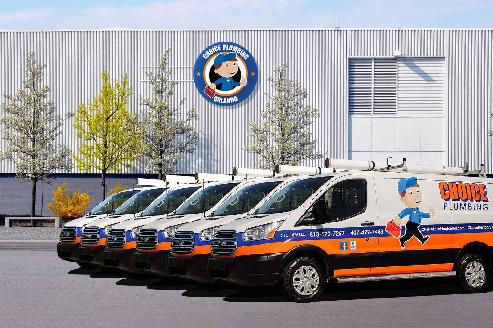 Choice Plumbing Orlando fleet