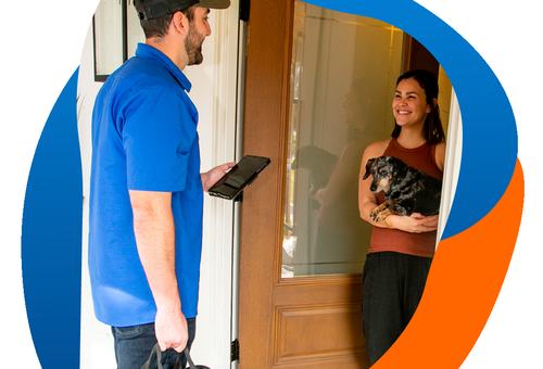 Choice Plumbing plumber arriving at Winter Garden FL home