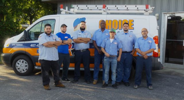 Choice Plumbing Orlando's Home Repipe Team