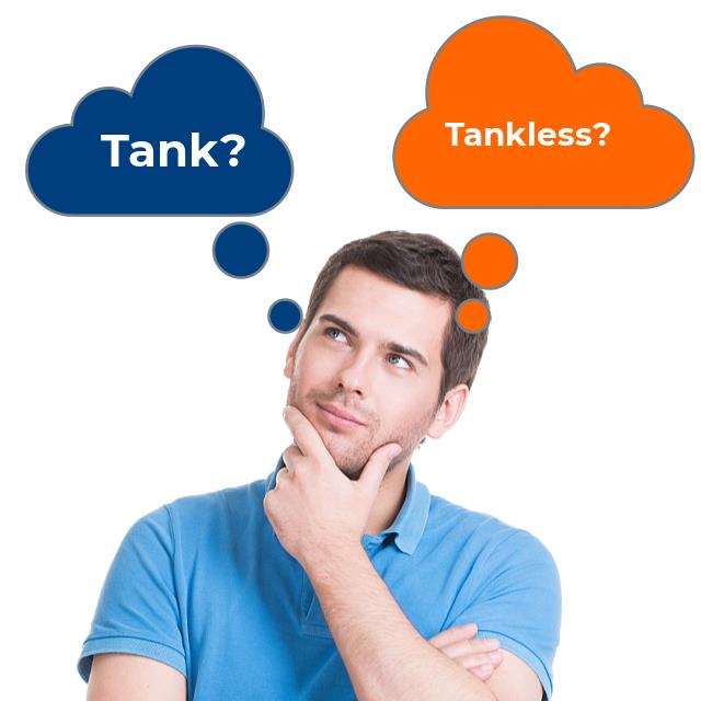 Plumbing customer pondering about water heater choices