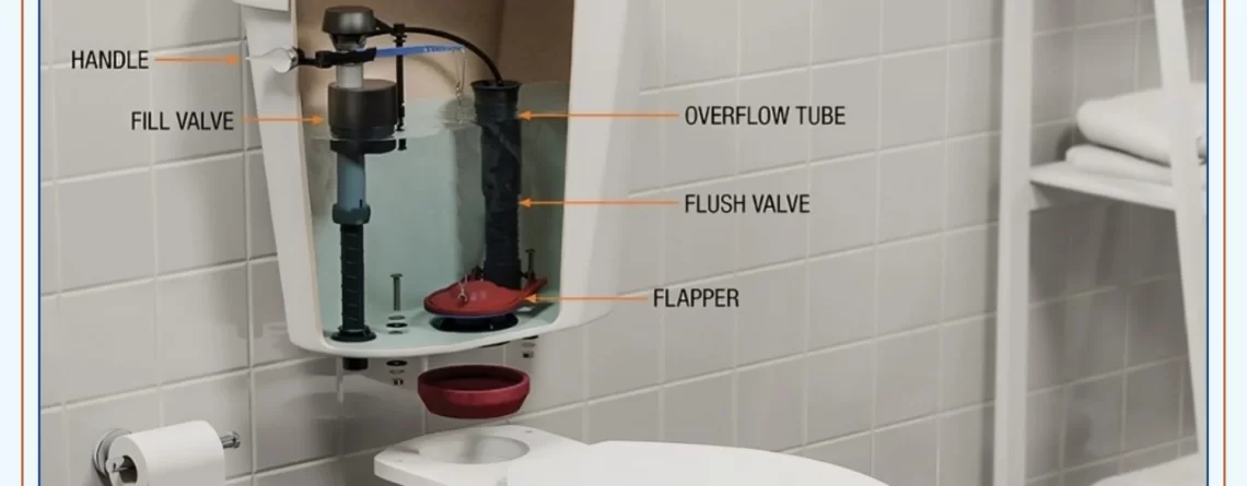Main Components Of Toilet