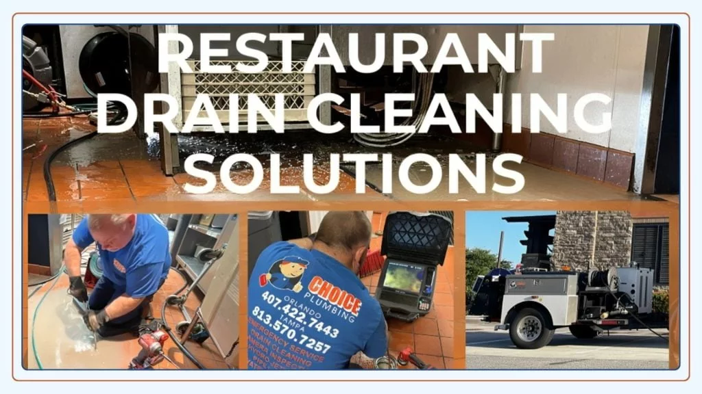 Regular Drain Cleaning is Essential for Restaurants Plumber unclogging a restaurant clogged drain