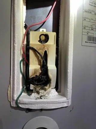 Water Heater Electrical Damage